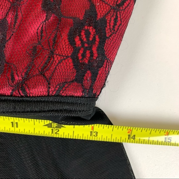 COQUETTE Capped sleeve bustier babydoll top - Picture 10 of 10